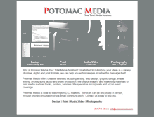 Tablet Screenshot of potomacmedia.com
